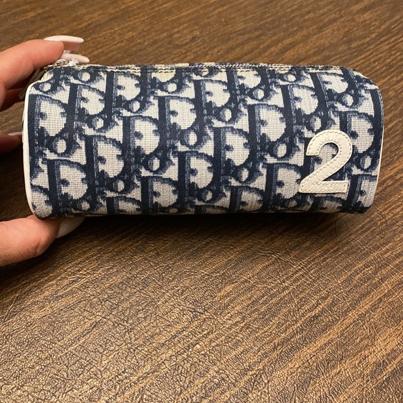 DIOR TROTTER LEATHER Makeup BAG - Picture 5 of 13